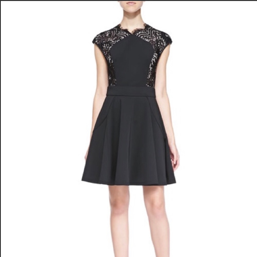 NWOT Ted Baker Little Black Skater Dress SIZE 3